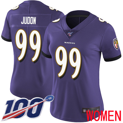 Baltimore Ravens Limited Purple Women Matt Judon Home Jersey NFL Football 99 100th Season Vapor Untouchable